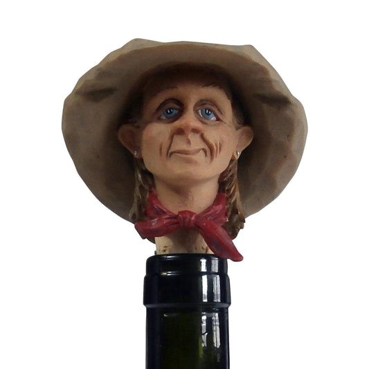 Cowgirl Dusty Darlin' Western Wine Bottle Stopper - Rockmount Clothing