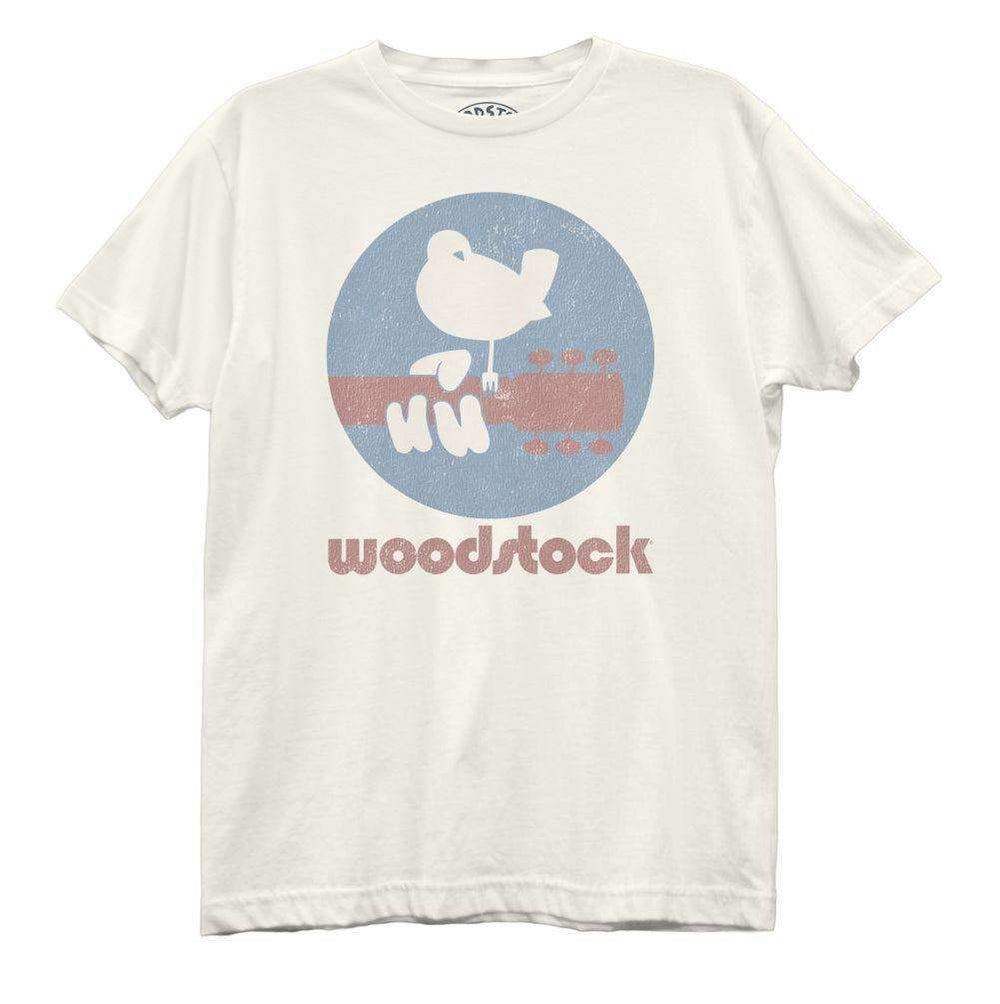Woodstock Dove Guitar Short-Sleeve Unisex Crew - Woodstock - Flyclothing LLC