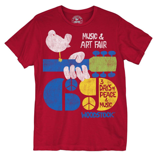 Woodstock Americana Music & Art Fair Men's T-Shirt - Flyclothing LLC