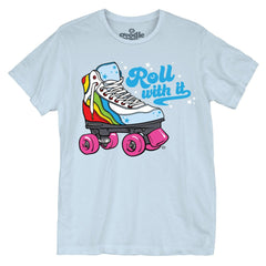 Goodie Light Blue Roll With It Mens T-Shirt - Flyclothing LLC