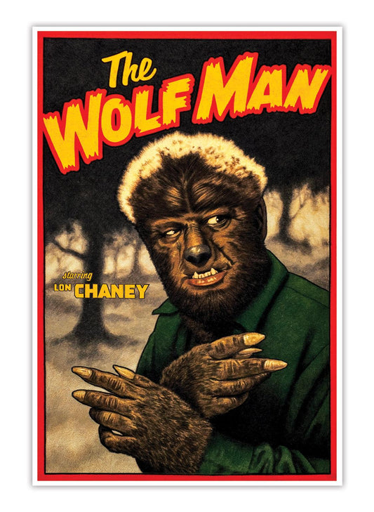 Wolf Man Movie Poster 12x18 Print - Flyclothing LLC