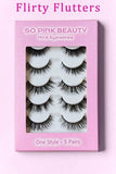 SO PINK BEAUTY Mink Eyelashes 5 Pairs - Trendsi - Flyclothing LLC