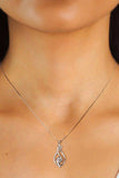 Moissanite 925 Sterling Silver Necklace - Trendsi - Flyclothing LLC