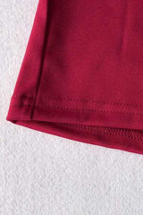 Mock Neck Tie-Waist Half Sleeve Jumpsuit - Trendsi - Flyclothing LLC