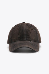 Distressed Adjustable Baseball Cap - Trendsi - Flyclothing LLC