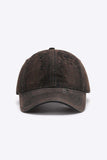 Distressed Adjustable Baseball Cap - Trendsi - Flyclothing LLC