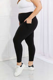 Leggings Depot Full Size Strengthen and Lengthen Reflective Dot Active Leggings - Trendsi - Flyclothing LLC