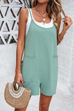 Spaghetti Strap Romper with Pockets - Trendsi - Flyclothing LLC