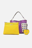 Nicole Lee USA Quihn 3-Piece Handbag Set - Trendsi - Flyclothing LLC