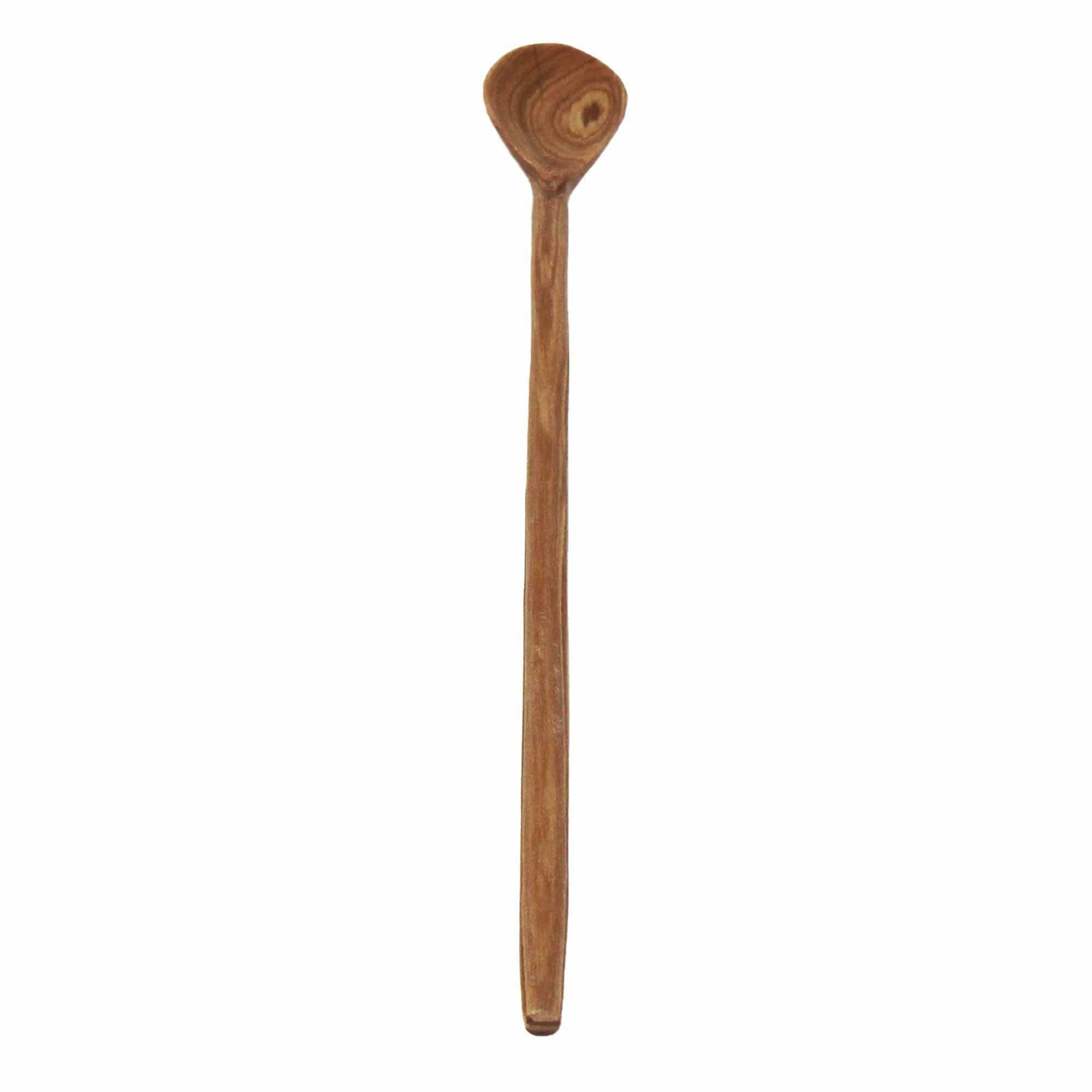 Olive Wood Long Appetizer Spoon, Set of 3 - Flyclothing LLC