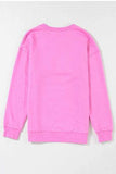 MAMA Round Neck Dropped Shoulder Sweatshirt - Trendsi - Flyclothing LLC