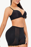 Full Size Scalloped Lace Trim Pull-On Shaping Shorts - Trendsi