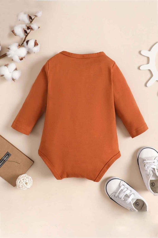 Baby Graphic Long Sleeve Bodysuit - Flyclothing LLC