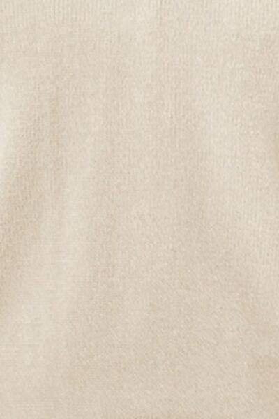 V-Neck Ruffle Trim Long Sleeve Sweater - Trendsi - Flyclothing LLC
