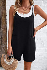 Spaghetti Strap Romper with Pockets - Trendsi - Flyclothing LLC
