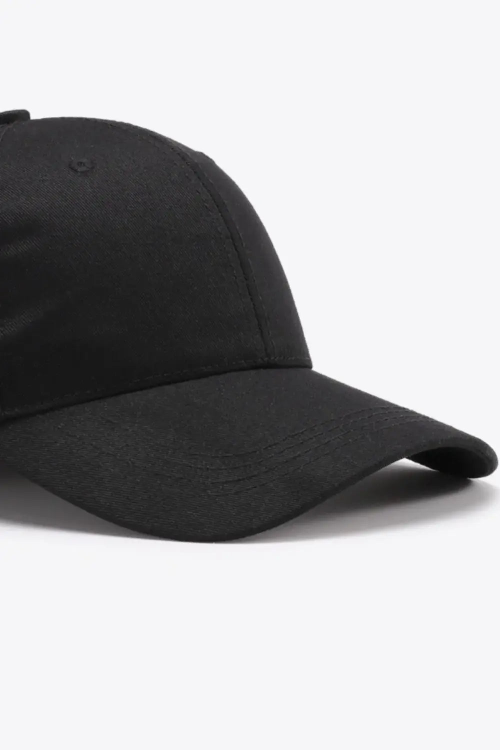 Plain Adjustable Cotton Baseball Cap - Trendsi - Flyclothing LLC