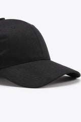 Plain Adjustable Cotton Baseball Cap - Trendsi - Flyclothing LLC