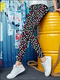 Printed High Waist Skinny Leggings - Trendsi - Flyclothing LLC