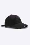 Distressed Adjustable Baseball Cap - Trendsi - Flyclothing LLC