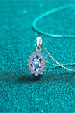 1 Carat Moissanite 925 Sterling Silver Necklace - Trendsi