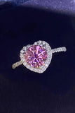 Lifelong Journey 1 Carat Moissanite Heart Ring - Trendsi