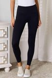 Basic Bae Wide Waistband Sports Leggings - Trendsi