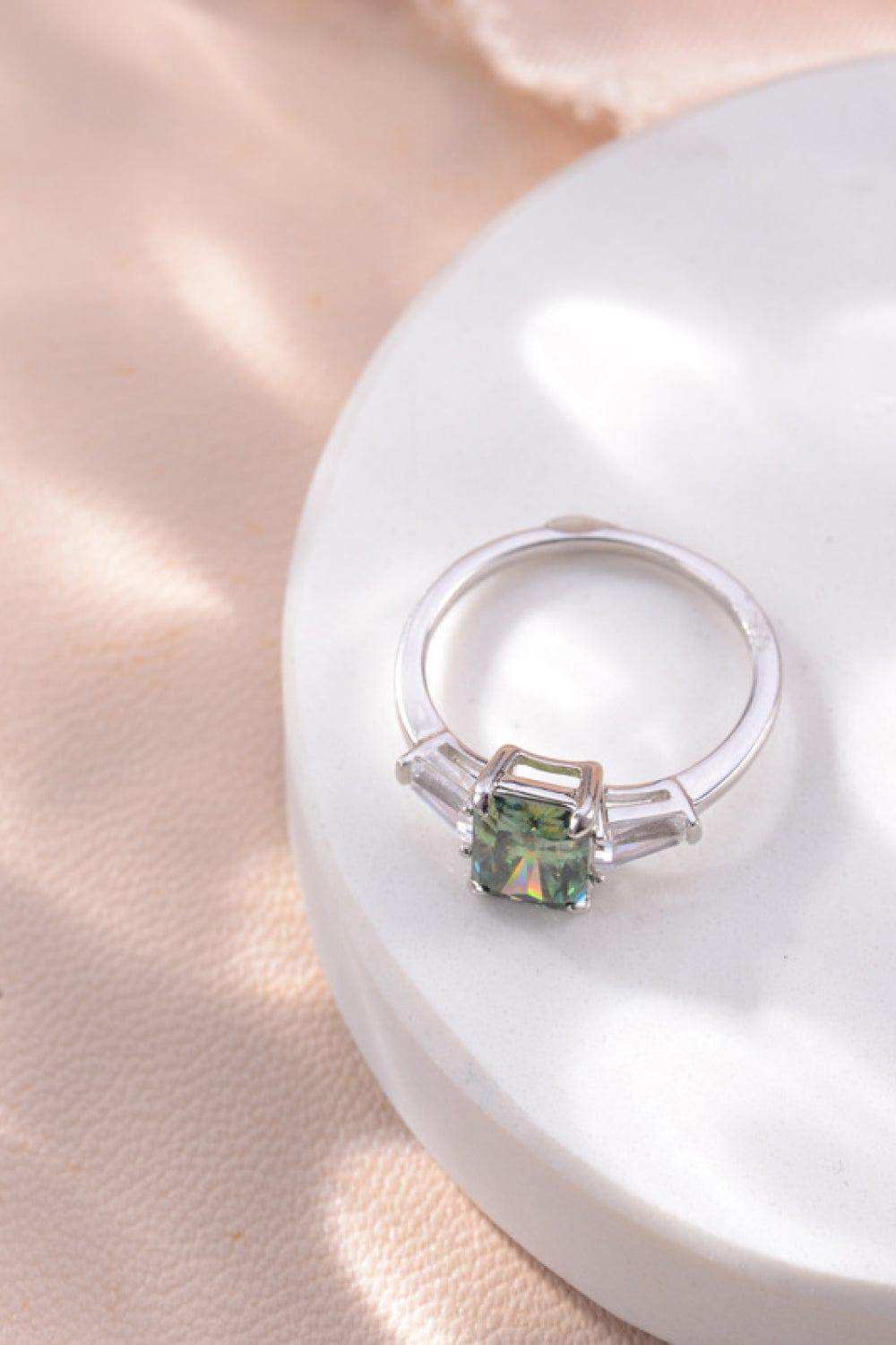 2 Carat Moissanite 925 Sterling Silver Ring - Trendsi - Flyclothing LLC