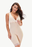 Full Size Lace Trim Shapewear with Zipper - Trendsi