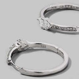 Inlaid Zircon 925 Sterling Silver Earrings - Trendsi - Flyclothing LLC