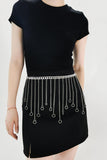 Fringe Chain Alloy Belt - Trendsi