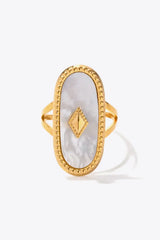 Natural Stone Copper Ring - Trendsi - Flyclothing LLC