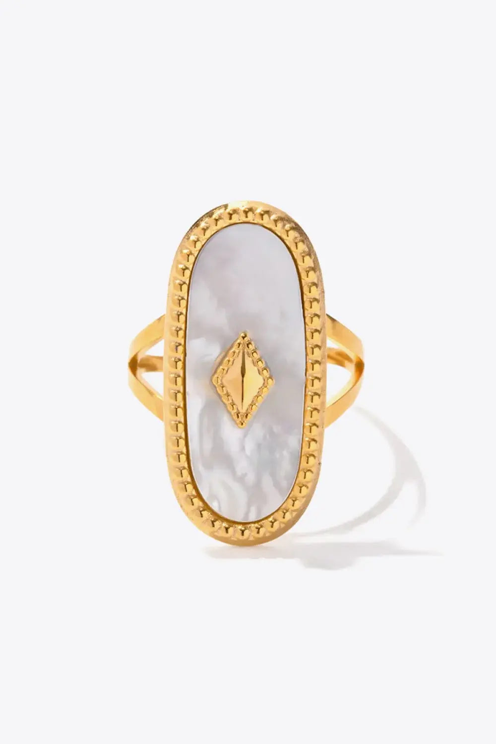 Natural Stone Copper Ring - Trendsi - Flyclothing LLC