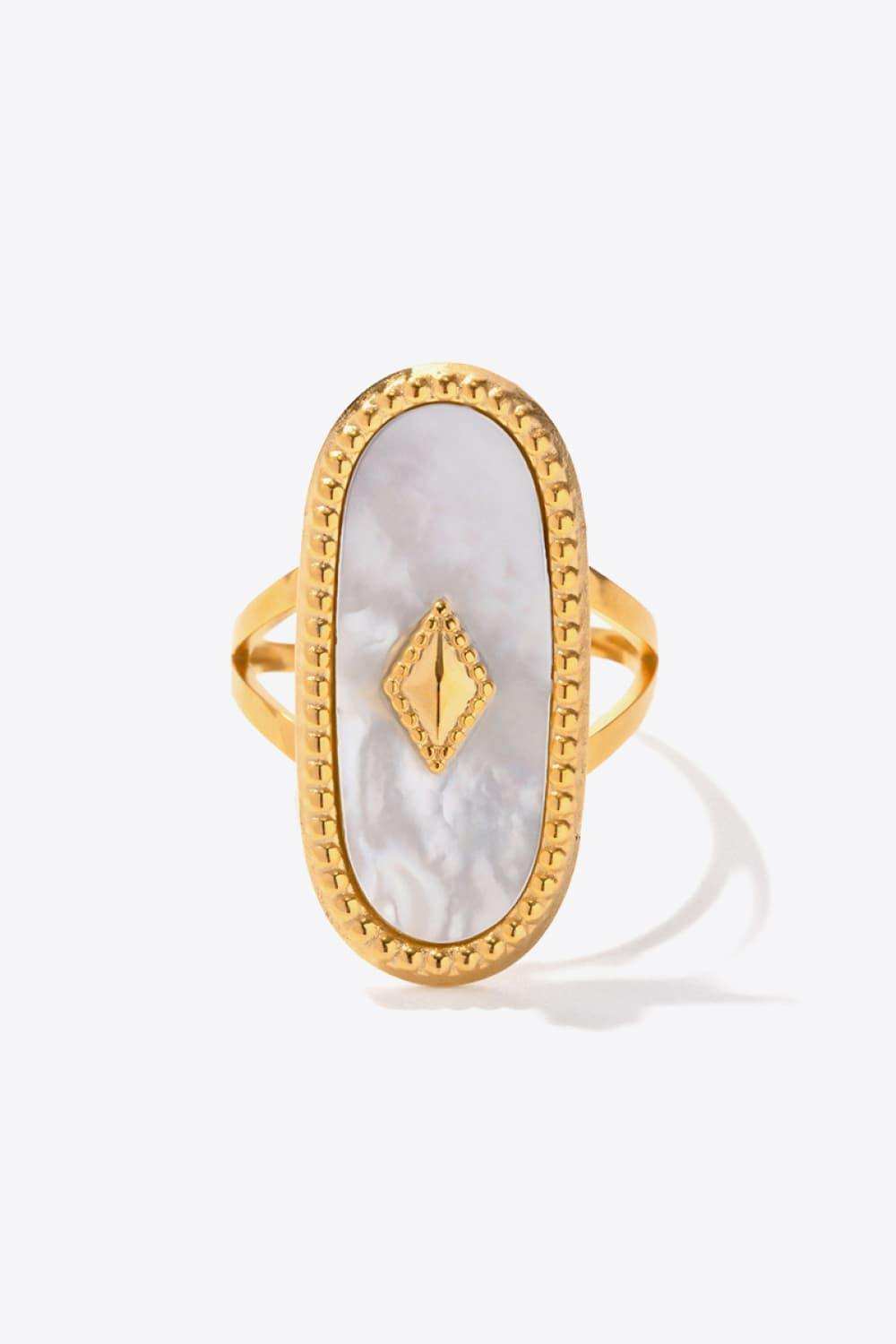 Natural Stone Copper Ring - Trendsi - Flyclothing LLC