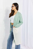 Culture Code Until You Came Color Block Duster Cardigan - Trendsi - Flyclothing LLC