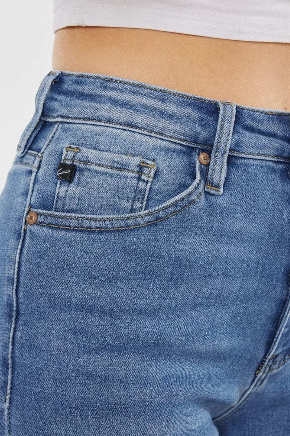 Kancan Full Size Cat's Whiskers High Waist Jeans - Trendsi - Flyclothing LLC