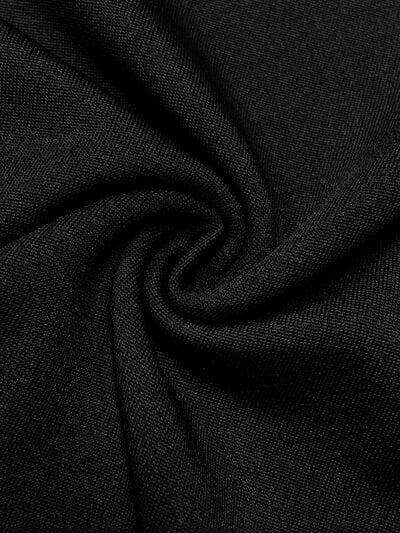 Plus Size Leopard Round Neck Long Sleeve Dress - Trendsi - Flyclothing LLC