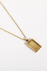 Stainless Steel 18K Gold-Plated Necklace - Trendsi - Flyclothing LLC