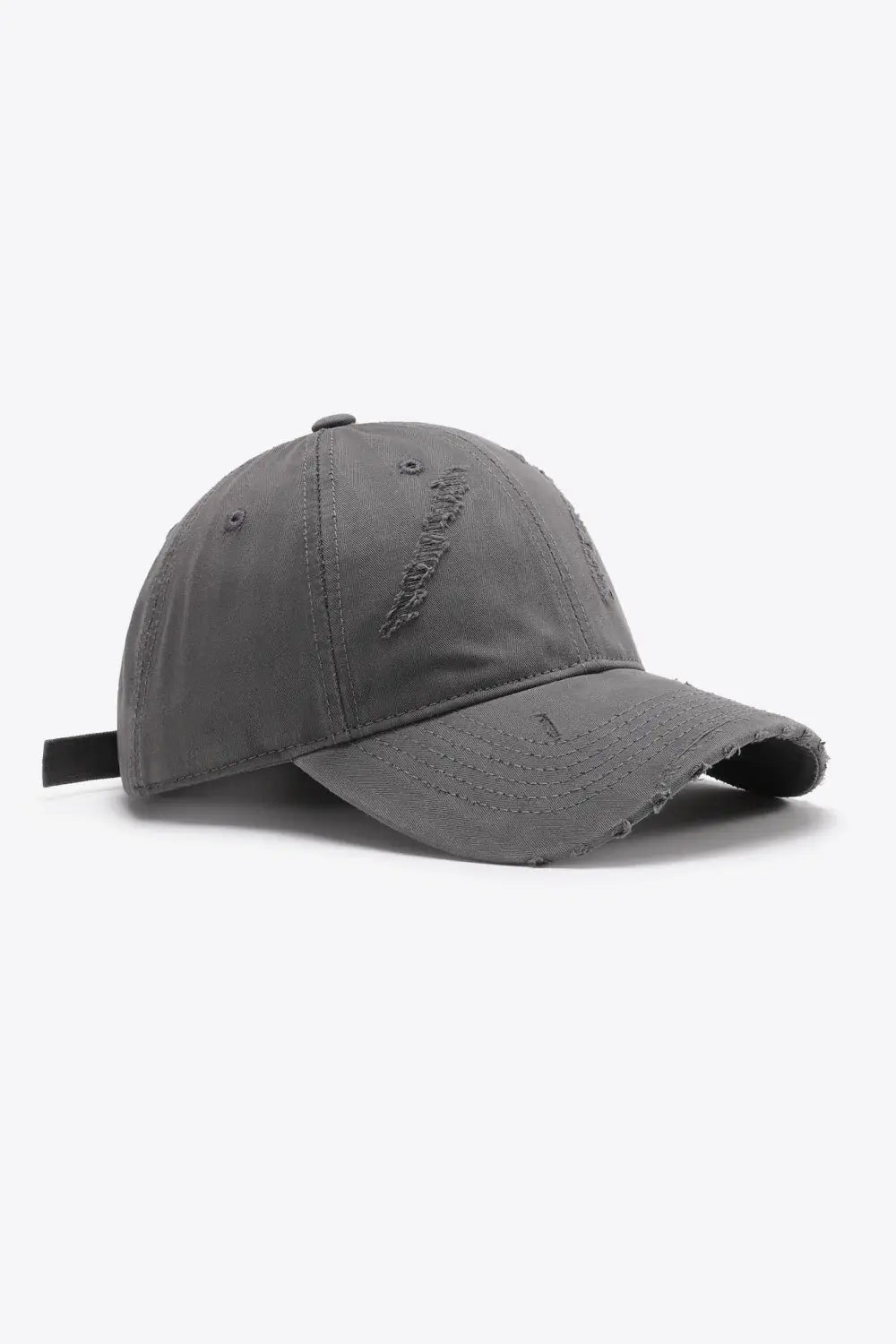 Distressed Adjustable Baseball Cap - Trendsi - Flyclothing LLC
