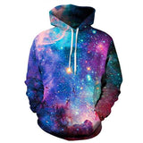 Full Size Printed Drawstring Hoodie with Pockets - Trendsi
