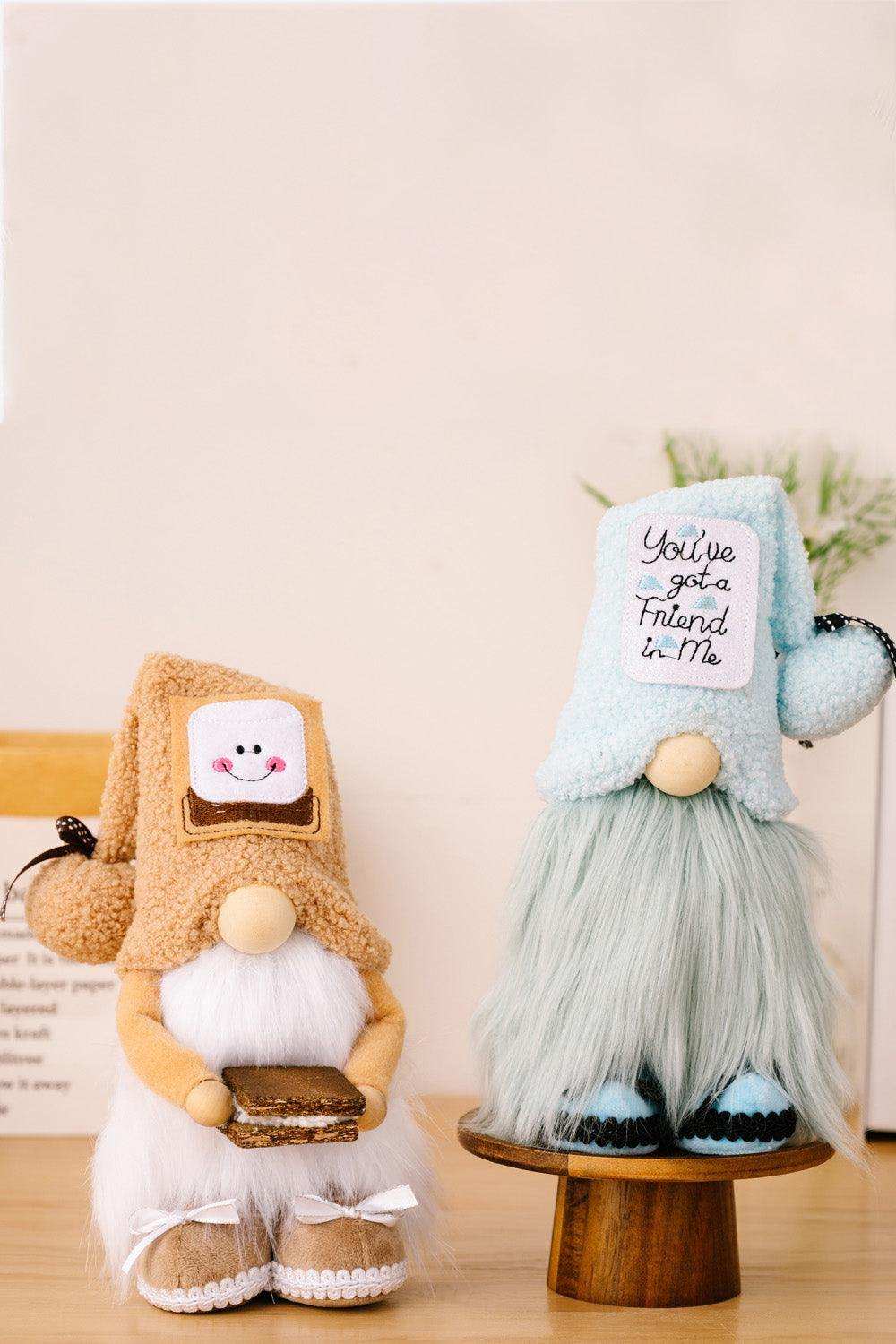 Mother's Day Pom-Pom Trim Faceless Gnome - Trendsi - Flyclothing LLC