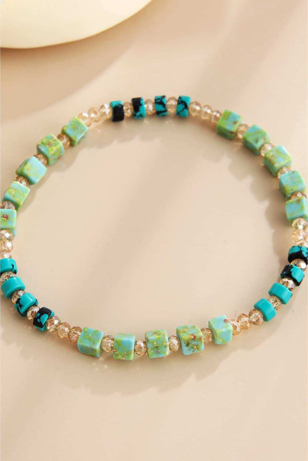 Crystal & Natural Stone Bracelet - Trendsi - Flyclothing LLC