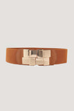 Geometric Buckle Elastic Wide Belt - Trendsi - Flyclothing LLC