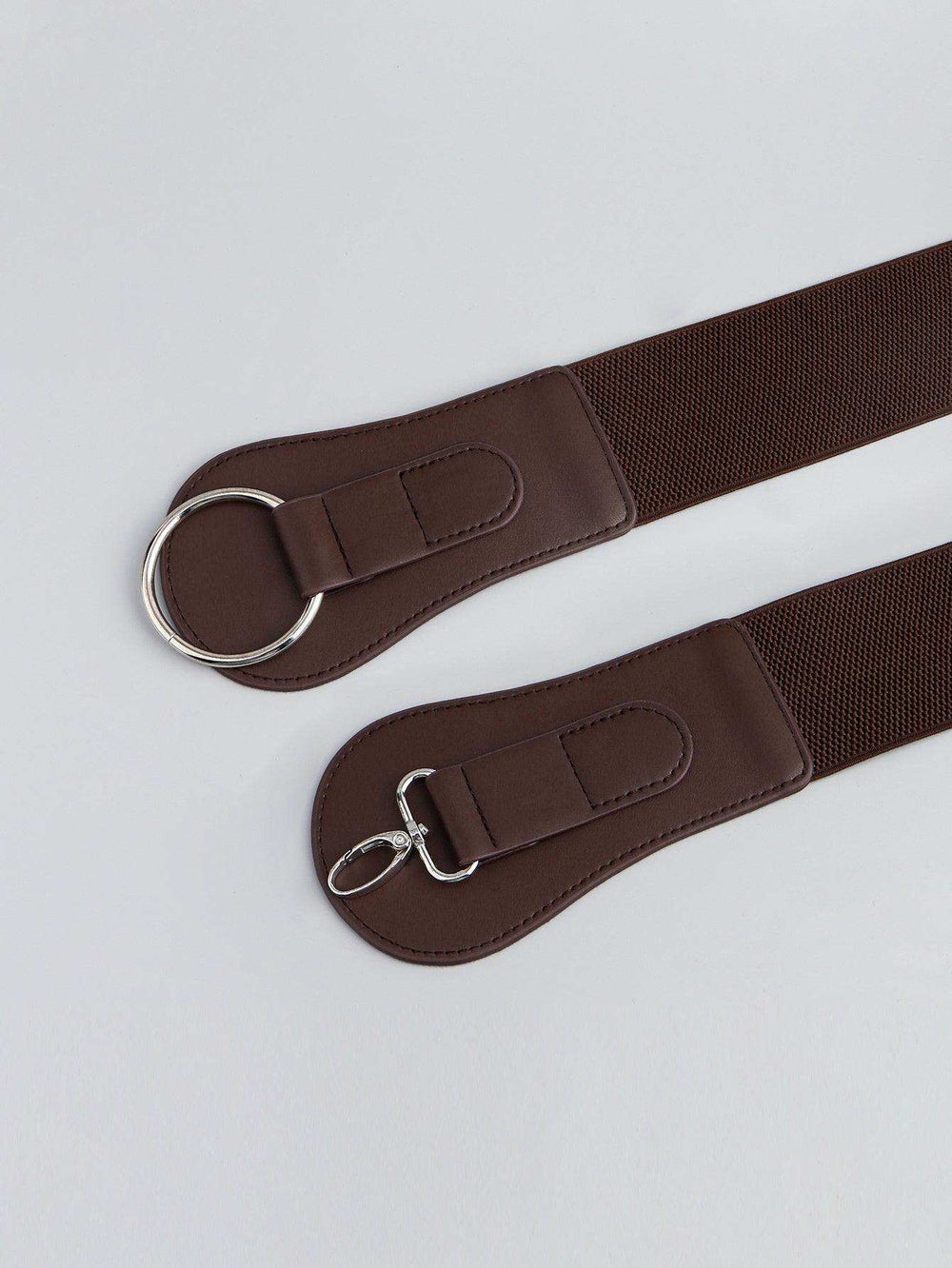 PU Elastic Wide Belt - Trendsi - Flyclothing LLC