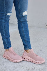 Forever Link Mesh Breathable Platform Athletic Shoes - Trendsi