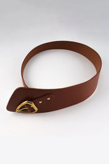 Irregular PU Leather Belt - Trendsi