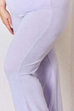 RISEN Full Size High Waist Ultra Soft Knit Flare Pants - Trendsi - Flyclothing LLC