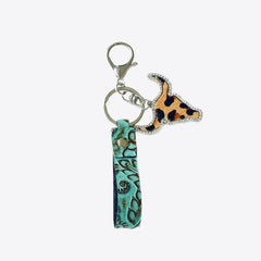 Rhinestone Bull Keychain - Trendsi