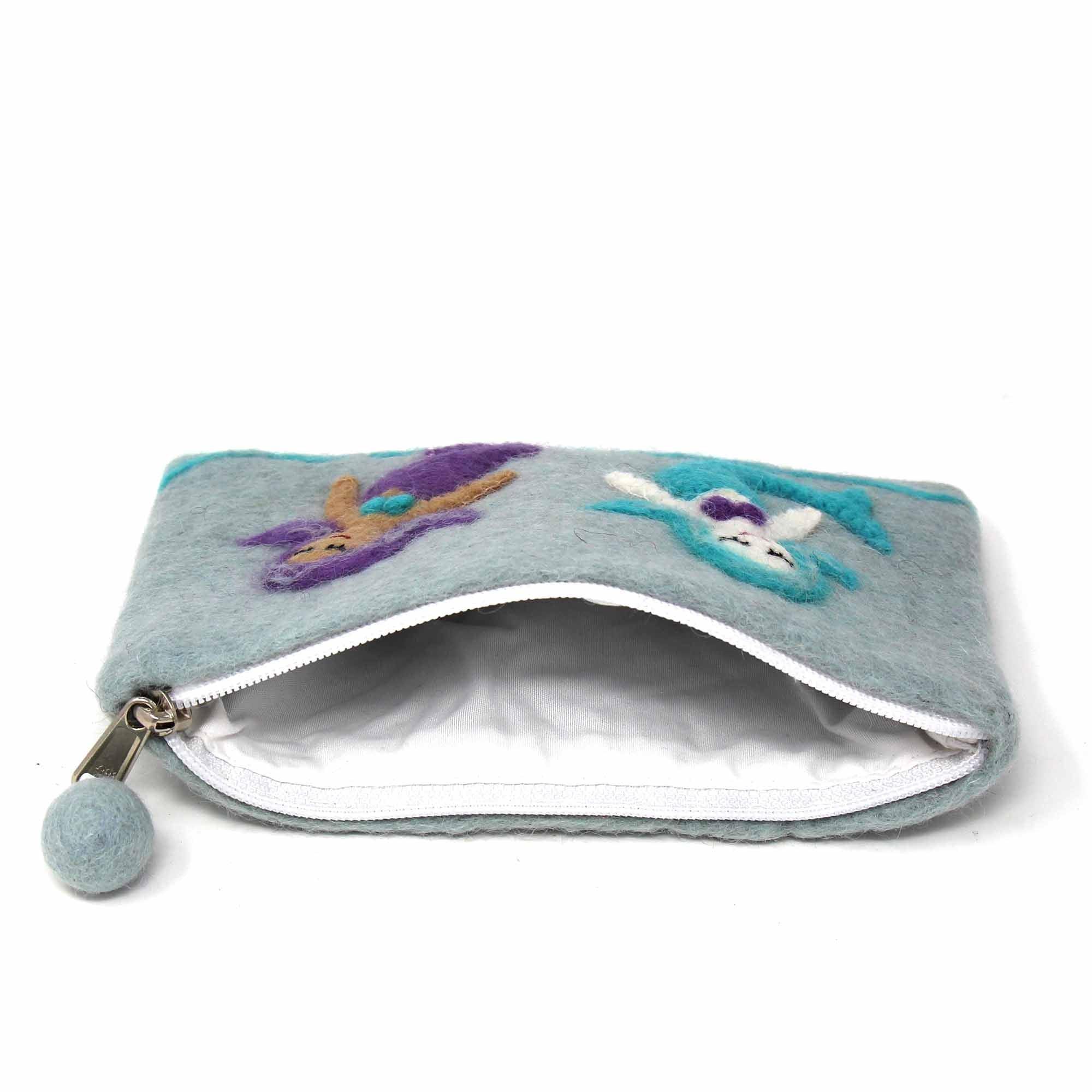 Hand Crafted Felt: Mermaid Pouch - Global Groove Direct