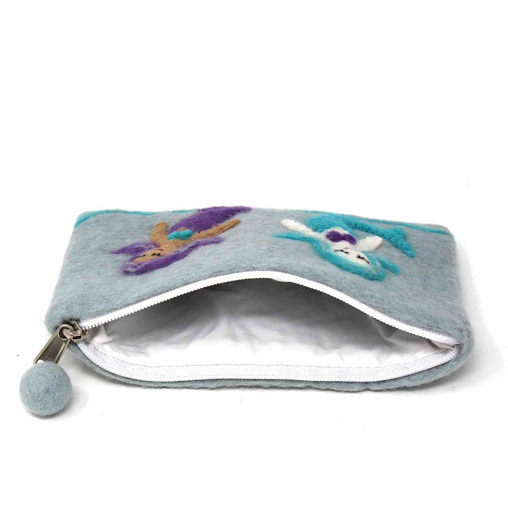 Hand Crafted Felt: Mermaid Pouch - Global Groove Direct - Flyclothing LLC