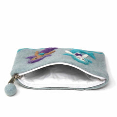 Hand Crafted Felt: Mermaid Pouch - Flyclothing LLC